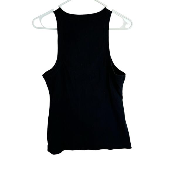 Standard James Perse Tank Top Women's Black Ribbed size 4 - Picture 5 of 5